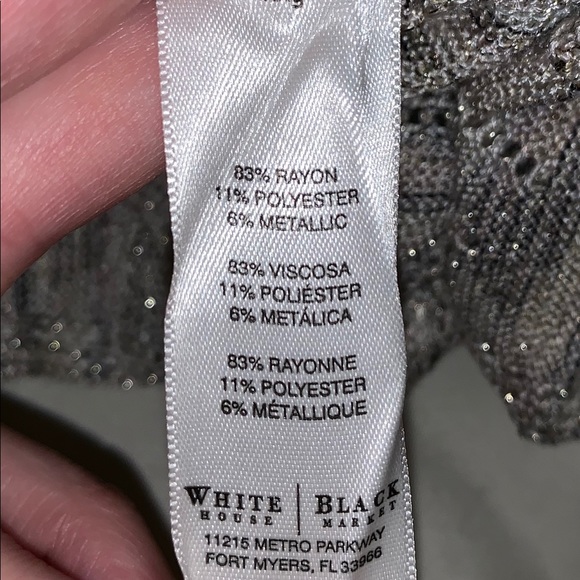 White House Black Market Embellished Poncho - Picture 7 of 8